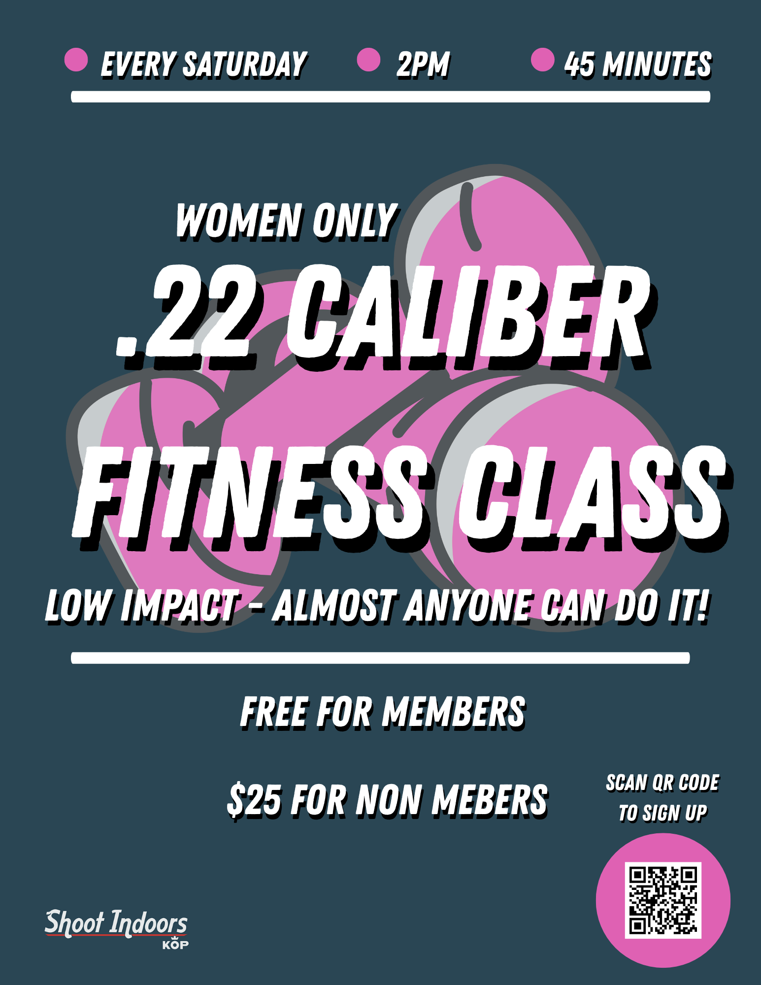 .22 Caliber Fitness Class (WOMEN ONLY)