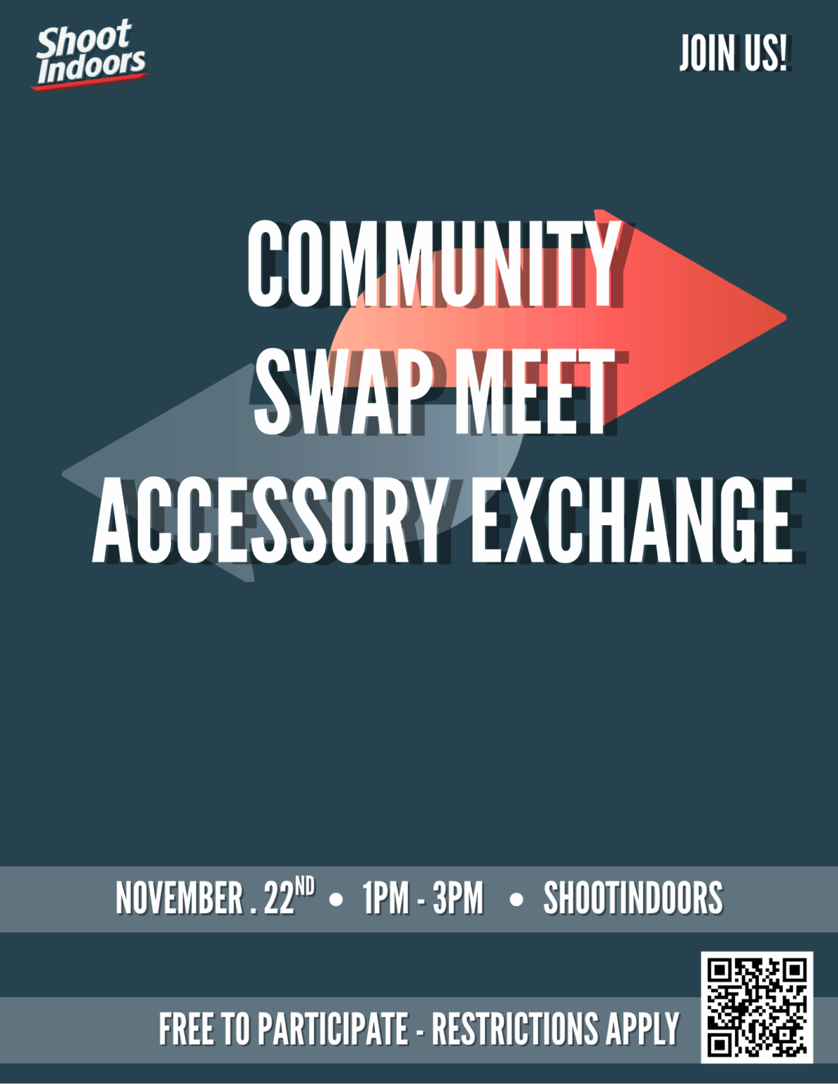 COMMUNITY SWAP MEET!!!! | Shoot Indoors - Indoor Shooting Range in King ...
