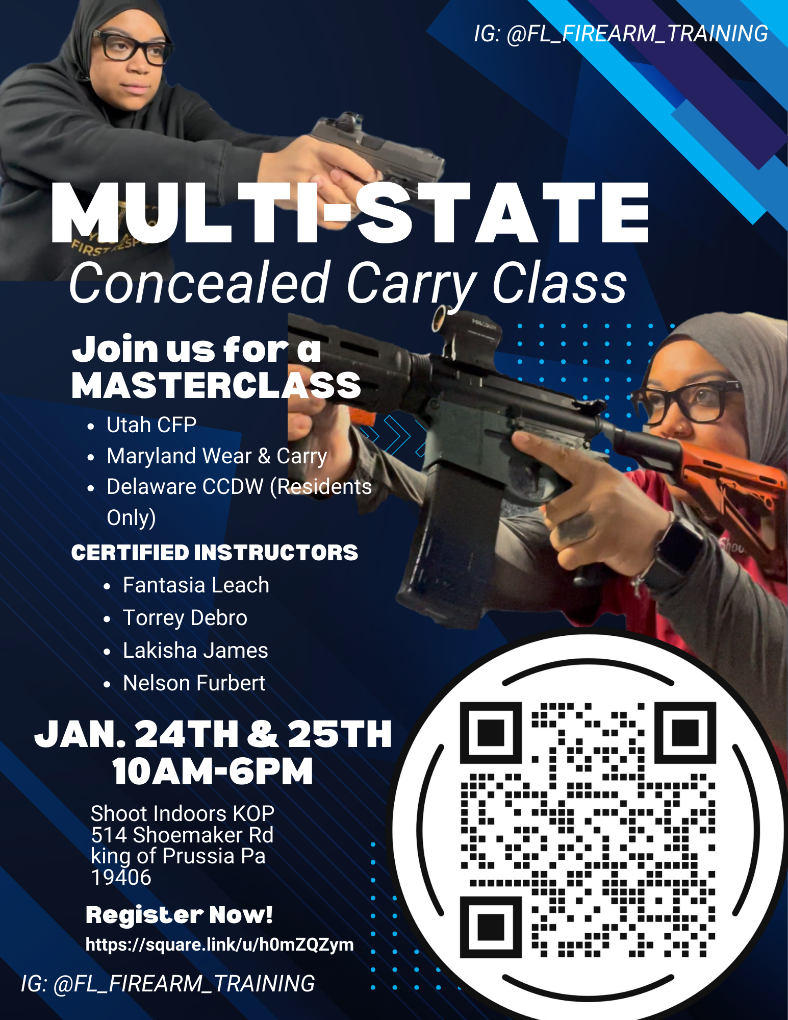 Multi-State Concealed Carry Permit Class