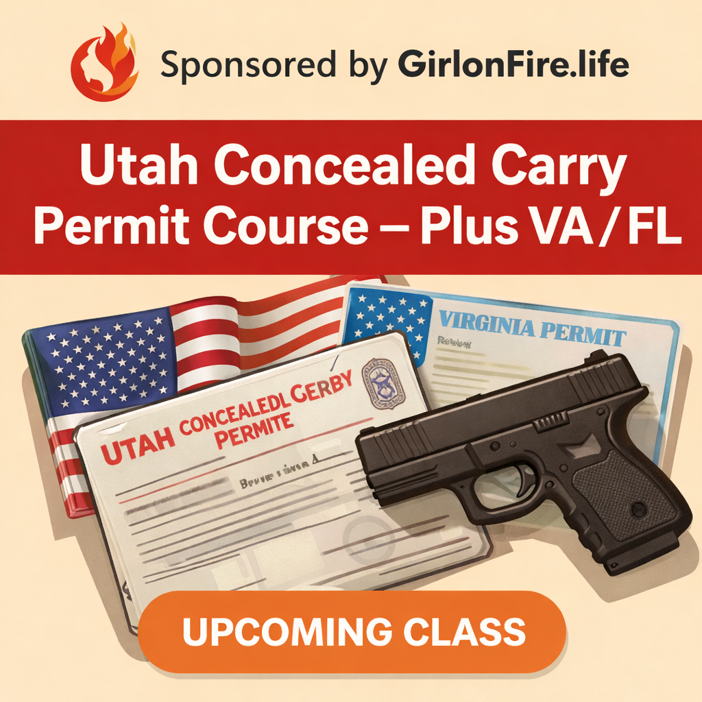 Utah Concealed Carry Permit Course – Plus VA / FL Option